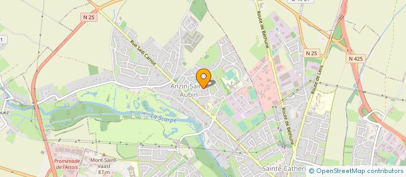 localisation de l'entreprise ELIMAX  ANZIN-SAINT-AUBIN