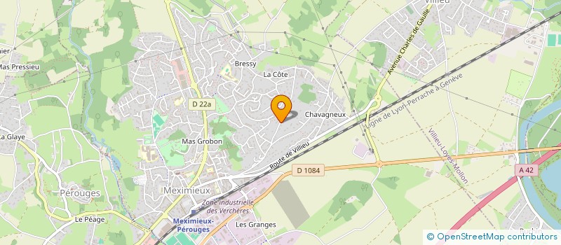 localisation de l'entreprise ELIMAX  MEXIMIEUX