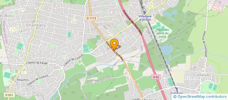 localisation de l'entreprise ELIME HOLDING  VILLENAVE-D'ORNON