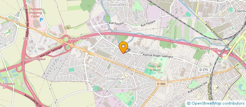 localisation de l'entreprise ELIMED  TINQUEUX