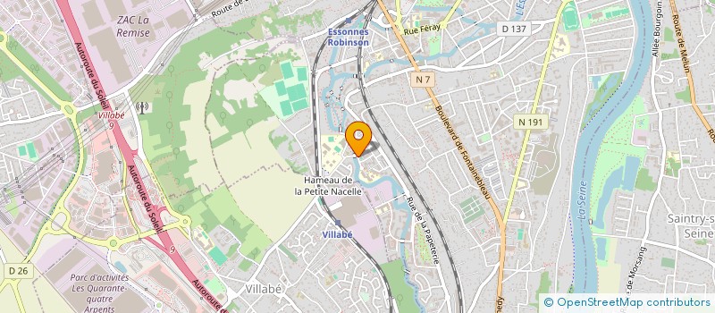 localisation de l'entreprise ELIMENCIEL à CORBEIL ESSONNES