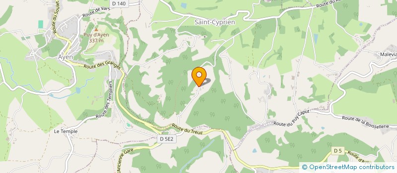 localisation de l'entreprise ELIMENT  SAINT-CYPRIEN