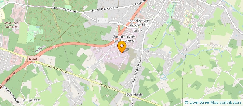 localisation de l'entreprise ELIMMO  CHANGE