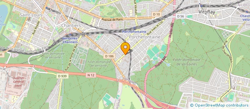 localisation de l'entreprise ELIMU à VERSAILLES
