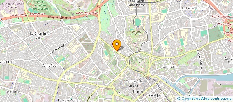 localisation de l'entreprise ELINA à CAEN