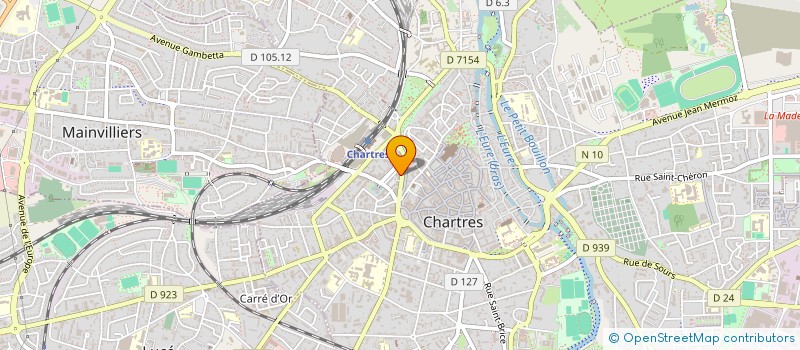 localisation de l'entreprise ELINA à CHARTRES