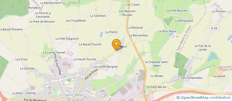 localisation de l'entreprise ELINA  SAINT-MEEN-LE-GRAND