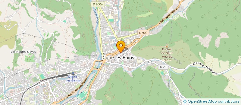 localisation de l'entreprise ELINA à DIGNE-LES-BAINS