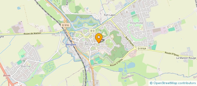 localisation de l'entreprise ELINA PLAGE  BERGUES