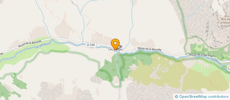 localisation de l'entreprise ELINAMILI  LES DEUX ALPES