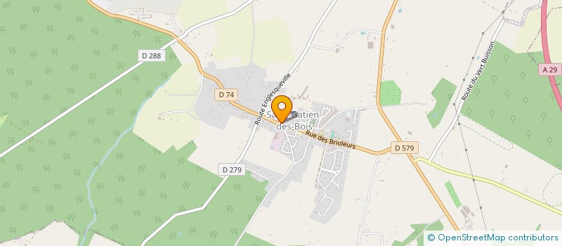 localisation de l'entreprise ELINAMME  SAINT-GATIEN-DES-BOIS