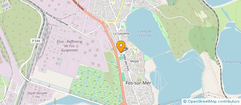 localisation de l'entreprise ELINAYA  FOS-SUR-MER