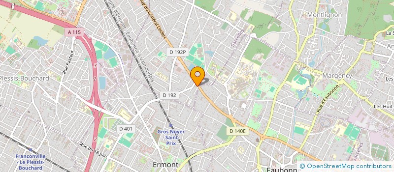 localisation de l'entreprise ELINE à SAINT-PRIX