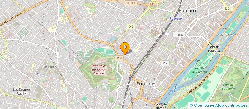localisation de l'entreprise ELINE à SURESNES