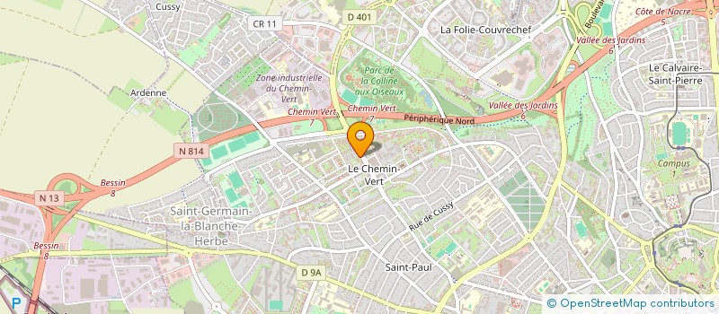 localisation de l'entreprise ELINE AUTO à CAEN