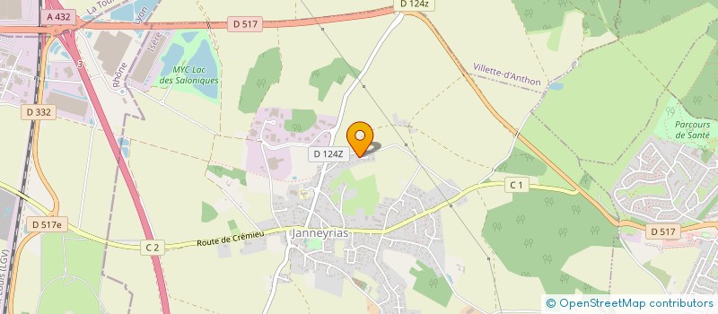 localisation de l'entreprise ELINEIMMO  JANNEYRIAS