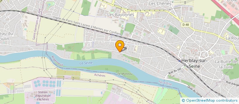 localisation de l'entreprise ELINEO 09  HERBLAY-SUR-SEINE