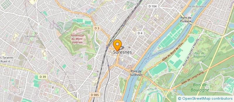 localisation de l'entreprise ELINES à SURESNES