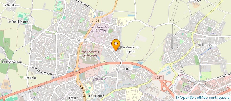 localisation de l'entreprise ELING CONSULTING  LAGORD