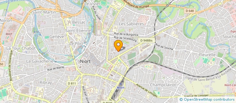 localisation de l'entreprise ELINGENII à NIORT