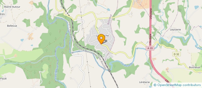 localisation de l'entreprise ELINILE  BOISSEUIL