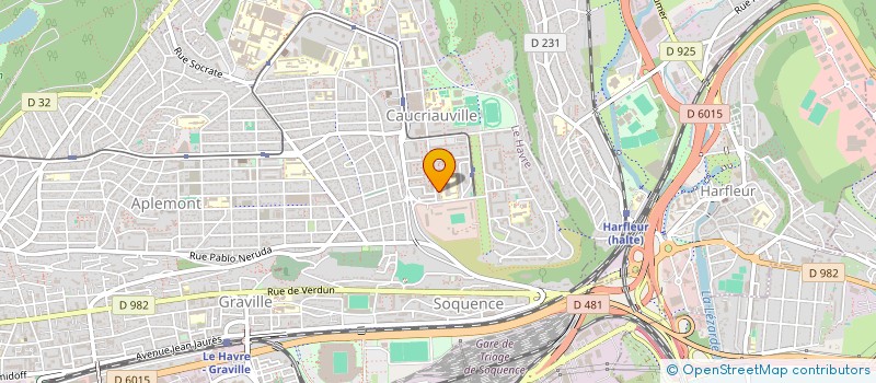 localisation de l'entreprise ELINNOV CONNECT à LE HAVRE