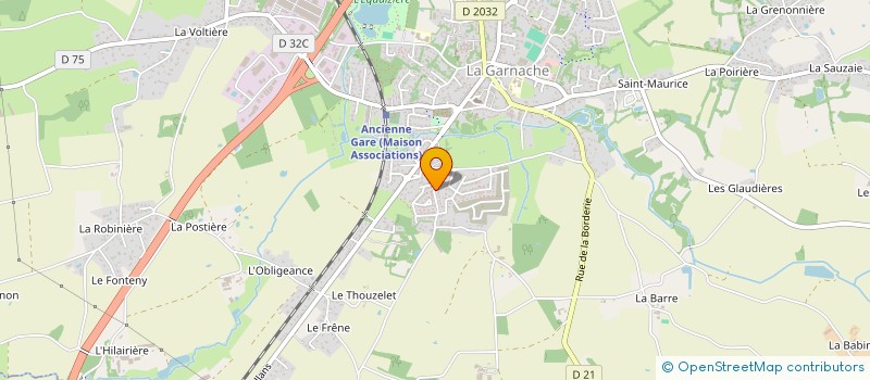 localisation de l'entreprise ELINO à LA GARNACHE