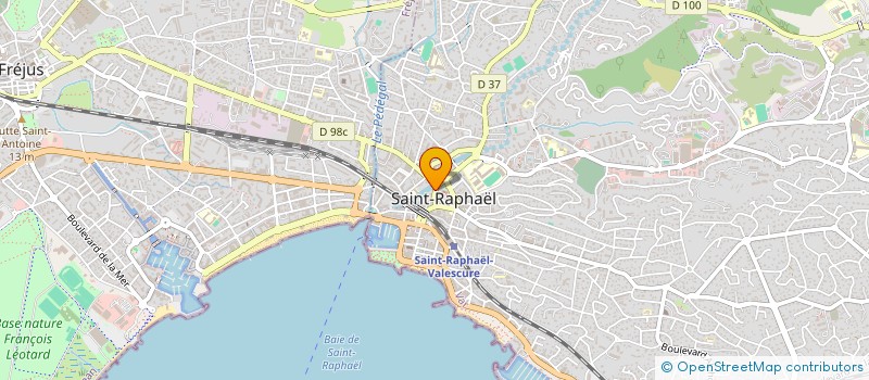 localisation de l'entreprise ELINOA à SAINT-RAPHAEL