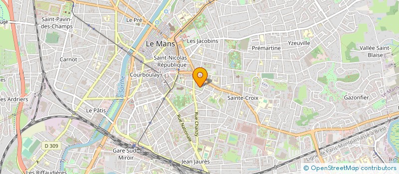 localisation de l'entreprise ELINOJA INGENIERIE ASSURANCE  LE MANS