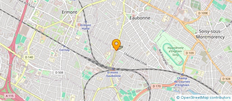 localisation de l'entreprise ELINOR à EAUBONNE