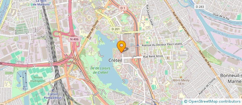 localisation de l'entreprise ELINOR ET COMPAGNIE à CRETEIL