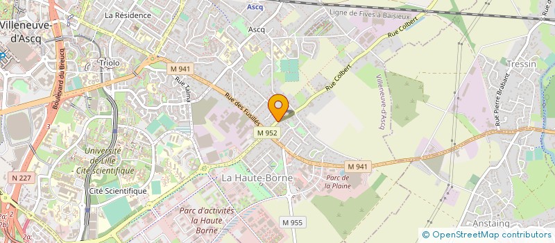 localisation de l'entreprise ELINOR MEDICAL à VILLENEUVE-D'ASCQ