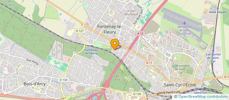 localisation de l'entreprise ELINOVE à FONTENAY-LE-FLEURY