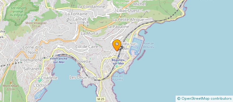 localisation de l'entreprise ELIO à BEAULIEU-SUR-MER