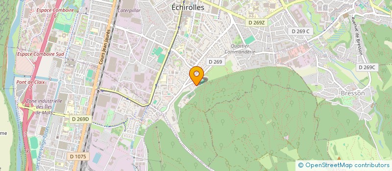 localisation de l'entreprise ELIO  ECHIROLLES
