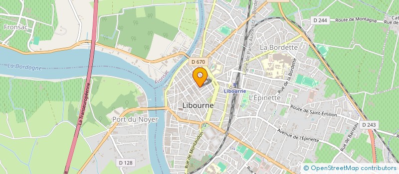 localisation de l'entreprise ELIO à LIBOURNE