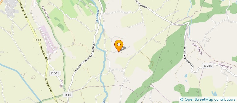 localisation de l'entreprise ELIO à FORCALQUIER