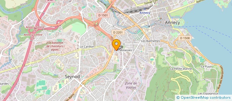 localisation de l'entreprise ELIO à ANNECY