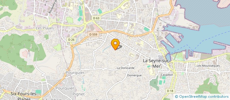 localisation de l'entreprise ELIO CONSEIL à LA SEYNE-SUR-MER