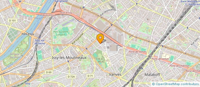 localisation de l'entreprise ELIO-DEEPCORE à ISSY-LES-MOULINEAUX
