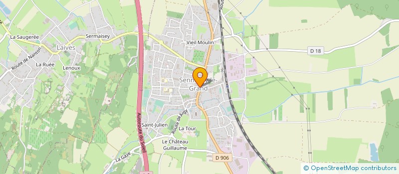 localisation de l'entreprise ELIO'VIDEO à SENNECEY-LE-GRAND