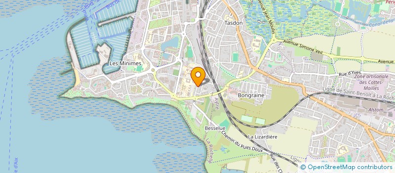 localisation de l'entreprise ELIOCOM à LA ROCHELLE
