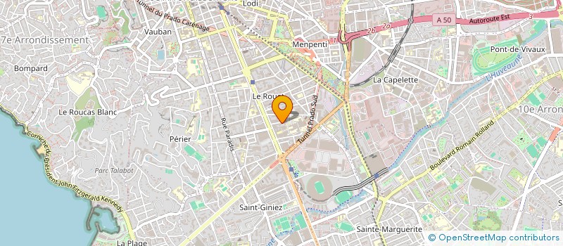 localisation de l'entreprise ELIOCOM à MARSEILLE