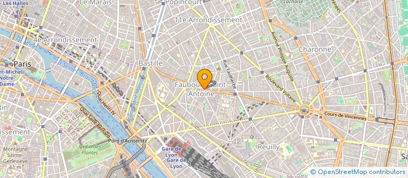 localisation de l'entreprise ELIOGIL  PARIS 11