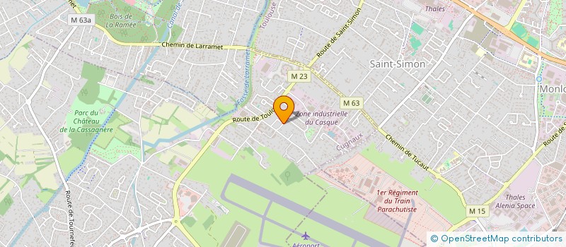 localisation de l'entreprise ELIONY  CUGNAUX