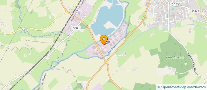 localisation de l'entreprise ELIOPACK à LA FERTE-BERNARD