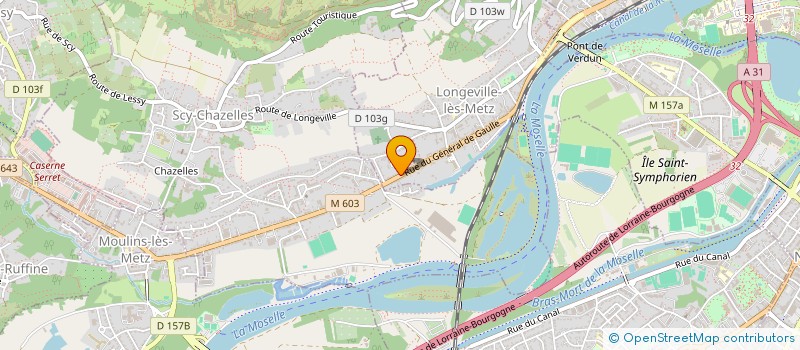 localisation de l'entreprise ELIOPH à LONGEVILLE-LES-METZ