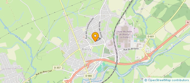 localisation de l'entreprise ELIOPOLIS  BLANZY