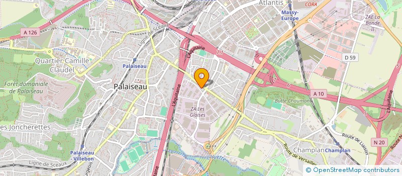 localisation de l'entreprise ELIOPOLYT à PALAISEAU