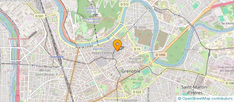 localisation de l'entreprise ELIOPSE à GRENOBLE